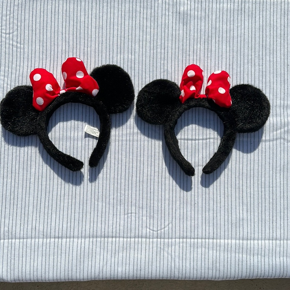 Disney Minnie Mouse Ears Hairband - 2 pair